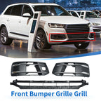 Set of 1 Front Lower Bumper Grille for Audi Q7 (2016–2019) Black ABS