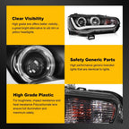 2X Headlight Assembly for Mitsubishi Lancer EVO (2008–2017)