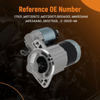 1.4kW Starter Motor for Mitsubishi Lancer/Eclipse 2.4L (2004–2012) 17931