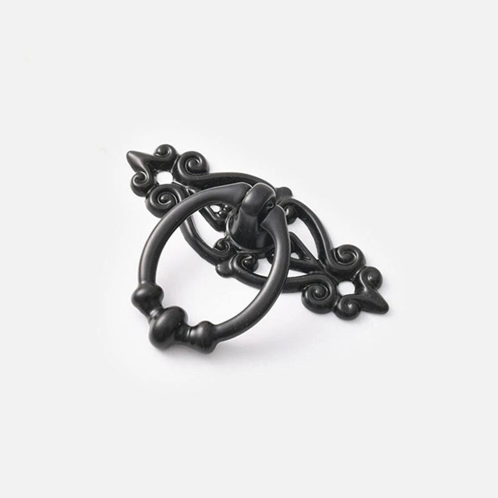 5X Black Vintage Cabinet Pulls for Door Drawer (No specific years/models)