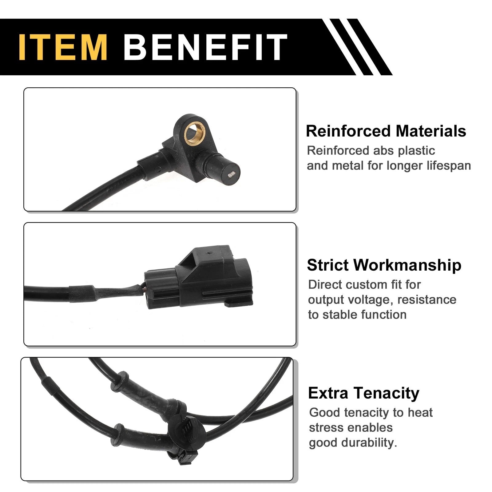 ABS Wheel Speed Sensor No. 5083204AA for Dodge Ram 1500 (2002–2005)