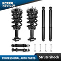 Front Rear Shocks Struts Sway Bars Kit for Chevy GMC Silverado Sierra 4WD (2007–2013)