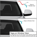 Window Visor Shade Vent Deflector for Honda Civic Sedan (2022–2024)