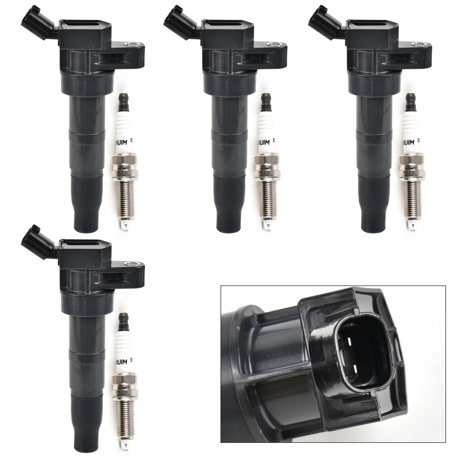 Ignition Coil & Iridium Spark Plug Set for Kia Forte (2010–2013)
