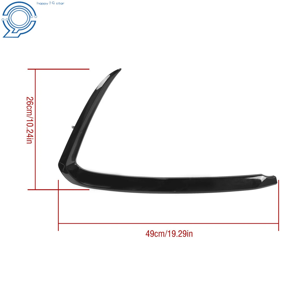 Bumper Trim for Mazda CX-9 (2016-2018) Front Passenger Side Black