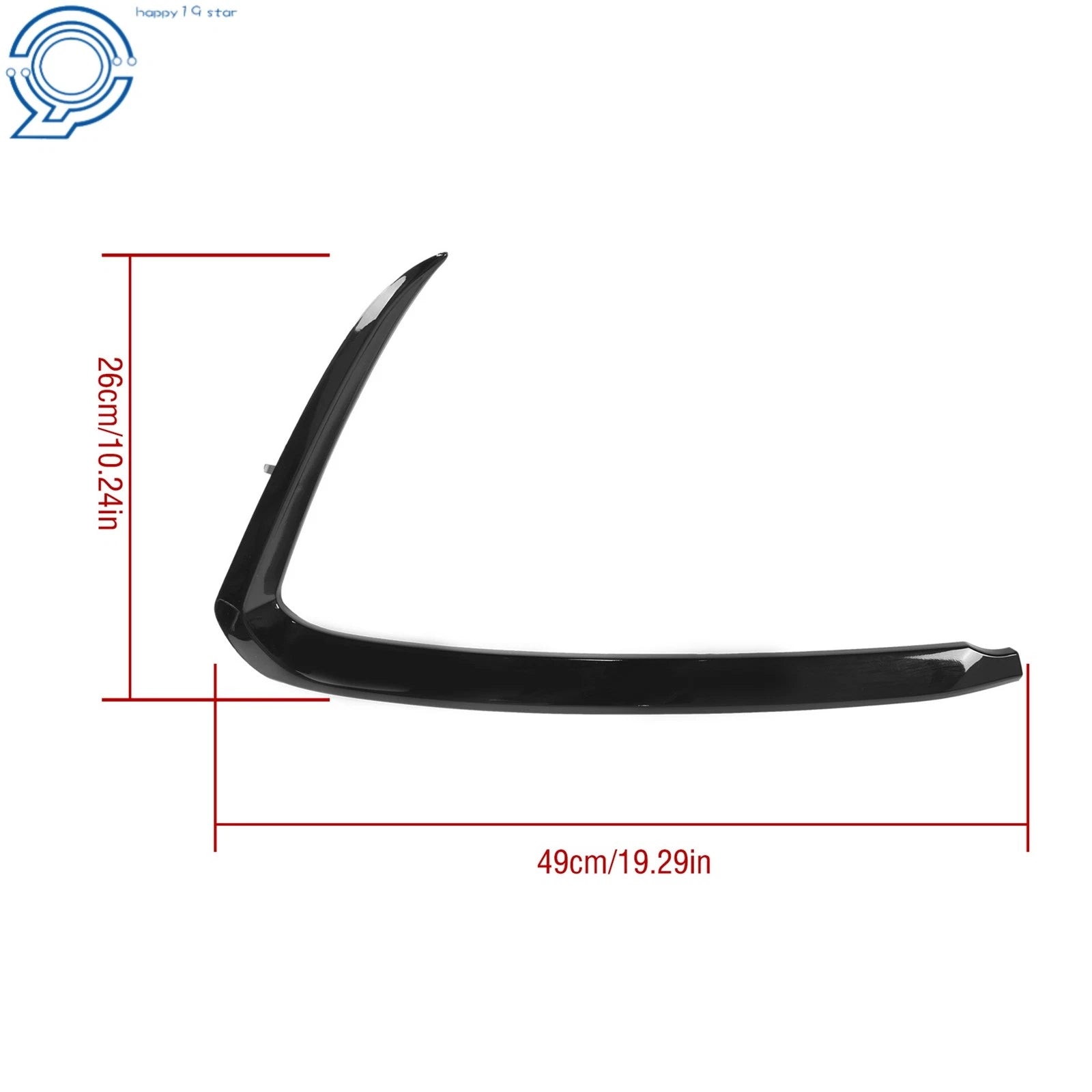 Bumper Trim for Mazda CX-9 (2016-2018) Front Passenger Side Black