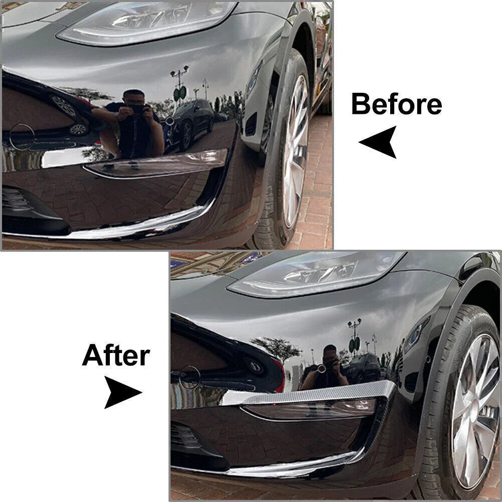 Front Fog Light Eyebrow Cover Trim  for Tesla Model Y (2020-2023)