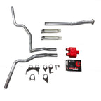 Dual Exhaust Kit for Toyota Tacoma (2016–2023) 2.5" Cherry Bomb Extreme Slash