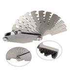 14pcs Thread Pitch Gauge Set for Automotive Measurement Tools