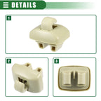 Sun Visor Holder Clip for Audi A6 Quattro (1998–2005) No. 4B0857562 Beige