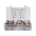 40PCS Double Wire Hose Clamp Kit for Classic Vehicles