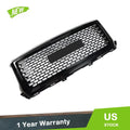 Front Upper Grille Replacement for GMC Sierra 1500 (2014–2015) Black