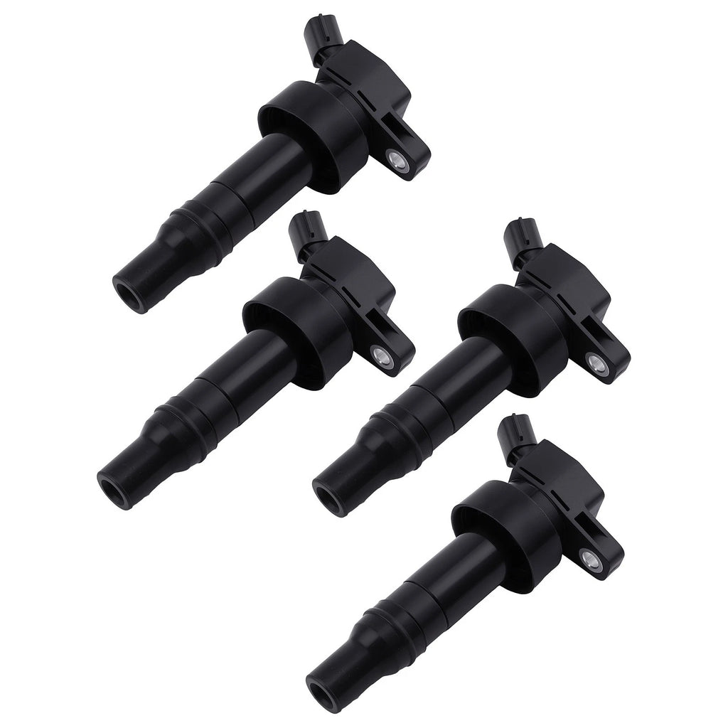4X Electronic Ignition Coil for Hyundai Accent (2012–2020) C-813 Black