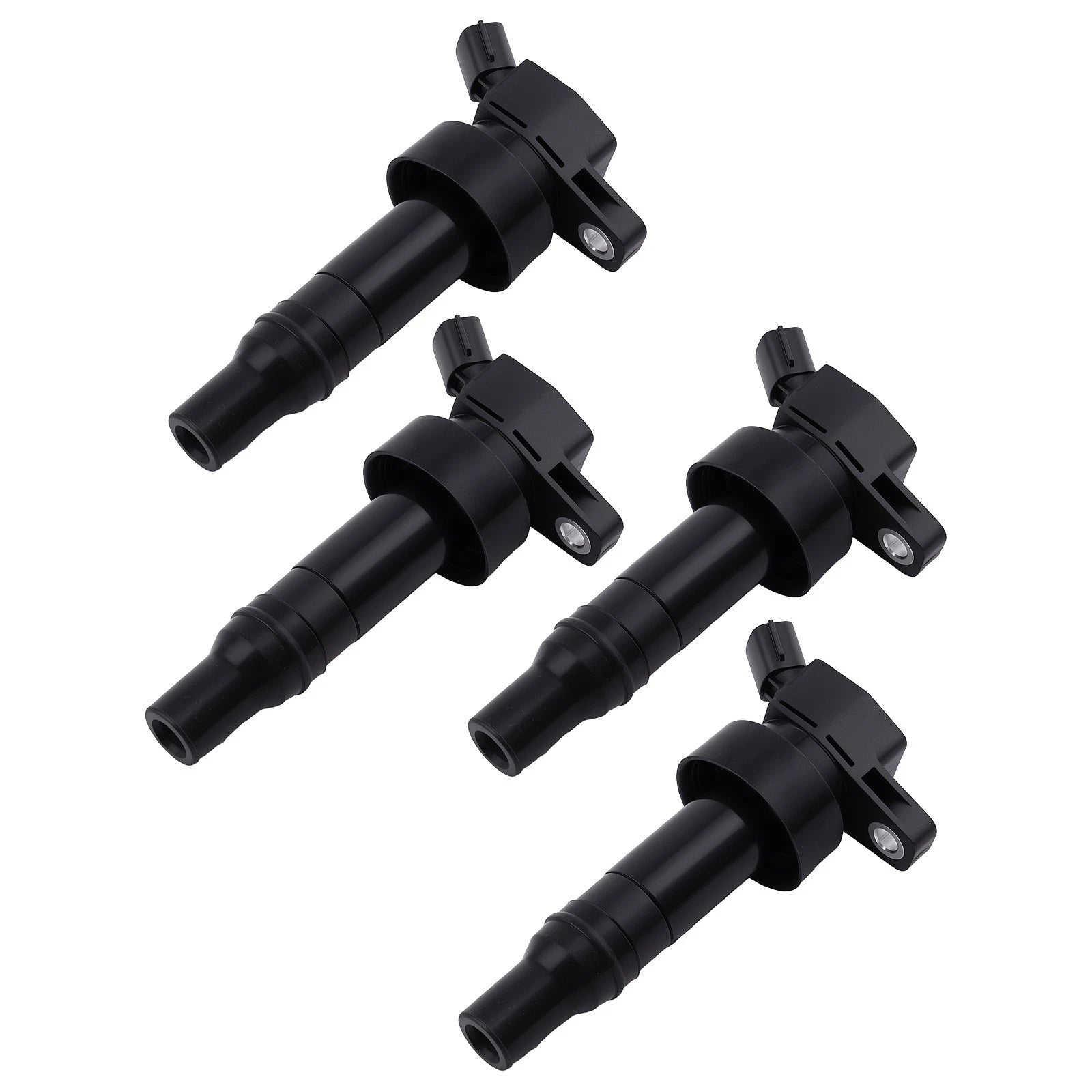 4X Electronic Ignition Coil for Hyundai Accent (2012–2020) C-813 Black