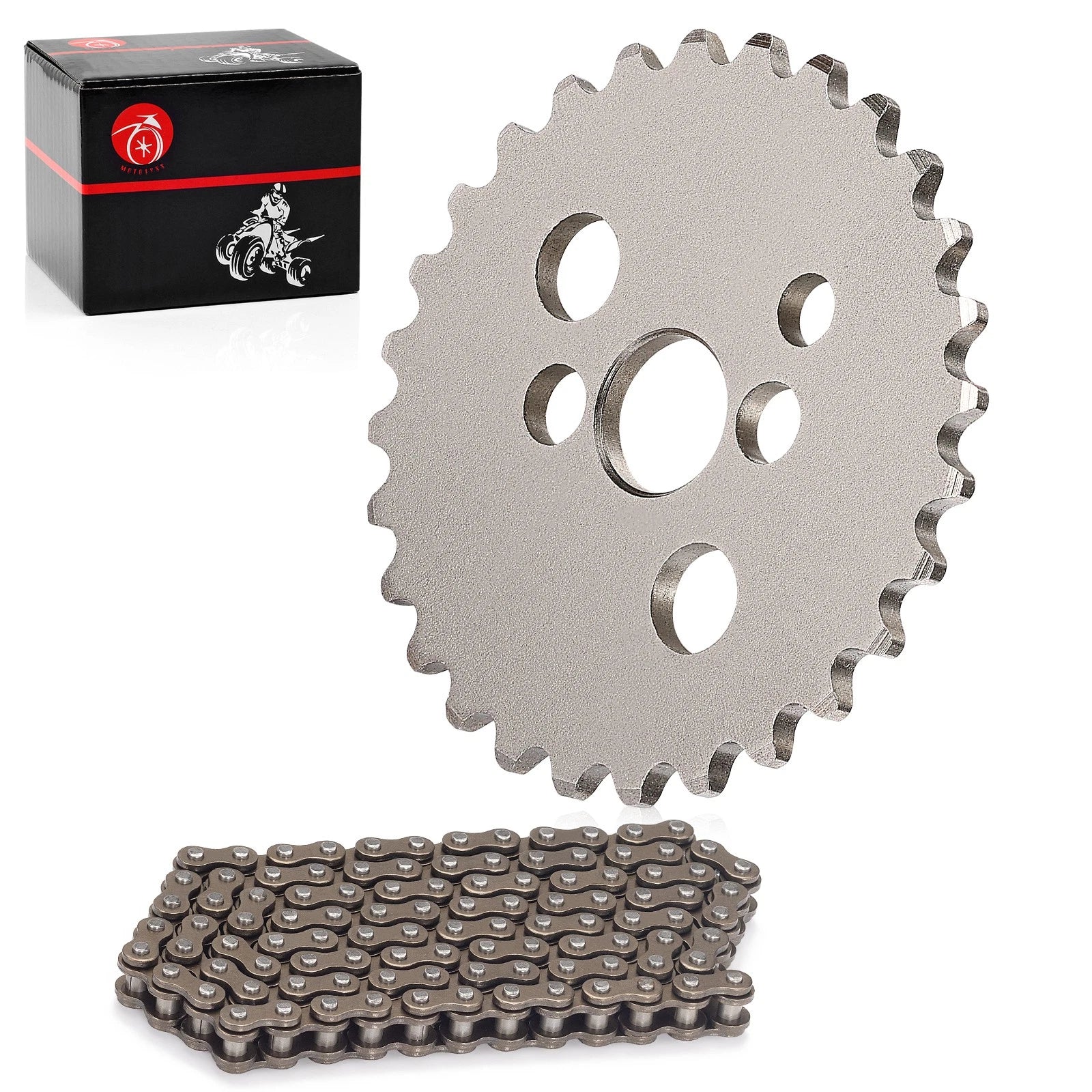 Cam Chain & Camshaft Sprocket for Honda XR80R CRF80F (14321-GN1-A40, 14401-943-013)
