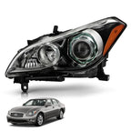HID Headlight for Infiniti M37 (2011–2014) Black AFS Left