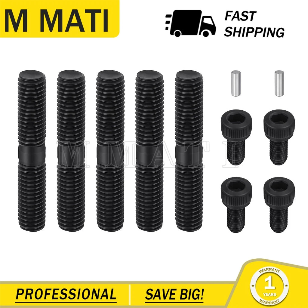 Cylinder Head Stud Bolts Kit for Yamaha YZ125 YZ125X (2007–2022) #90116-08027-00