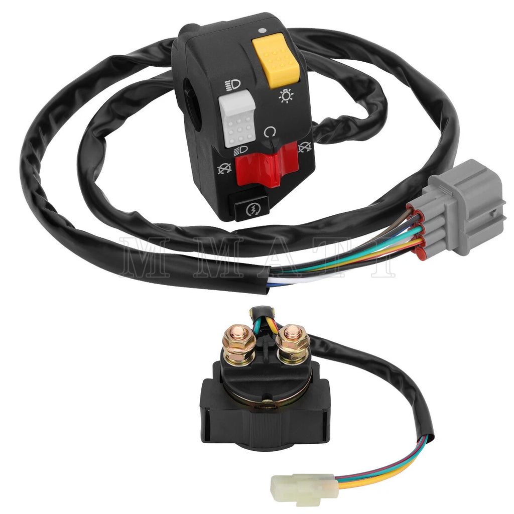 Handlebar Kill Switch & Starter Relay for Honda TRX350TM Rancher 350 (2000–2005)