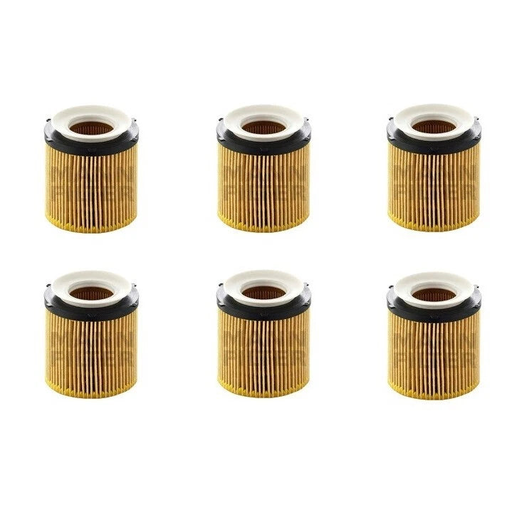 Set of 6 Oil Filters for BMW E89 F10 F30 328i 528i 528i xDrive Z4 (2007–2019)