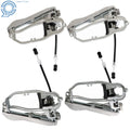 Set of 4 Door Handle Carriers for BMW E53 X5 (2000–2006) 51228243636