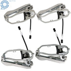 Set of 4 Door Handle Carriers for BMW E53 X5 (2000–2006) 51228243636