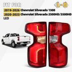 LED Tail Light for Chevy Silverado 1500 (2019–2026) Left + Right Pair