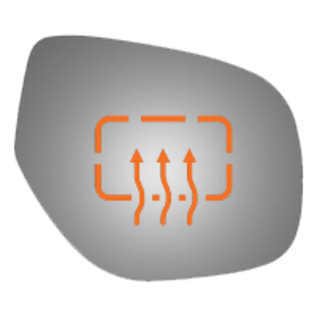 Heated Passenger Right Side Mirror Glass for Outlander Sport