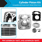 150CC Big Bore Cylinder Piston Kit for Honda CB125E XR125L XL125 (2013–2023)