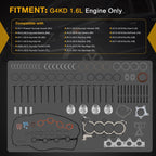 Engine Rebuild Overhaul Kit for Hyundai Kia Soul (G4FD 1.6L)