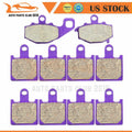 Front & Rear Carbon Fiber Brake Pads for Kawasaki Ninja ZX6R (2007–2008)