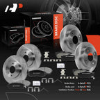 Disc Brake Rotors & Ceramic Pads for Nissan Altima Sentra