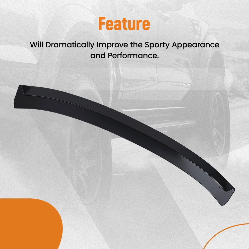 Rear Window Roof Spoiler for Honda Civic Sedan (2016–2021) Glossy Black