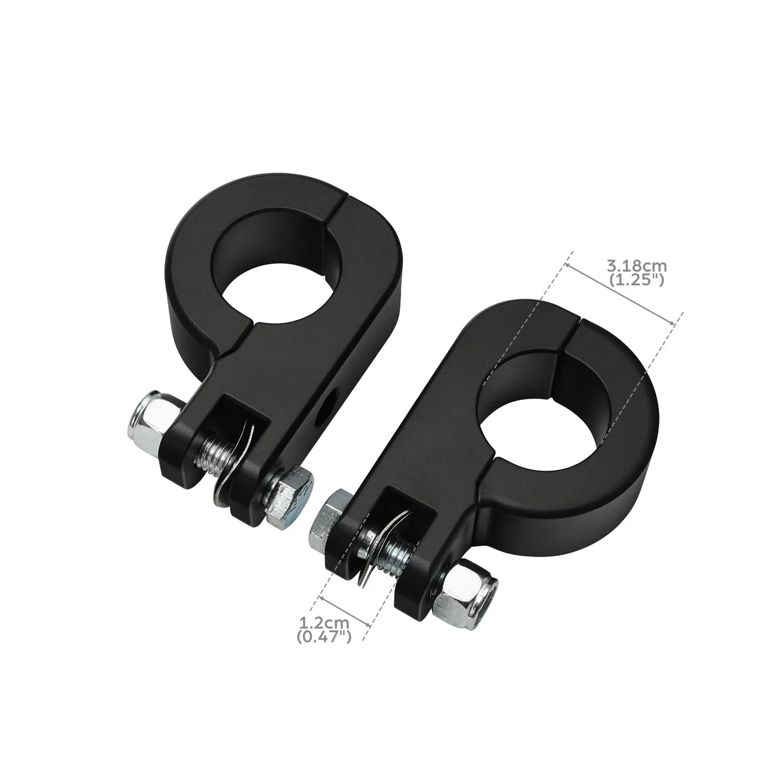 1 1/4" Highway Foot Pegs for Harley Touring Road Glide
