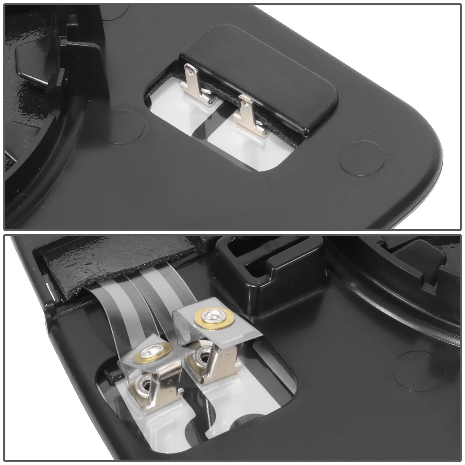 Power Fold Dual Right Side Convex Mirror Glass for Ford Transit Connect (2014–2024)