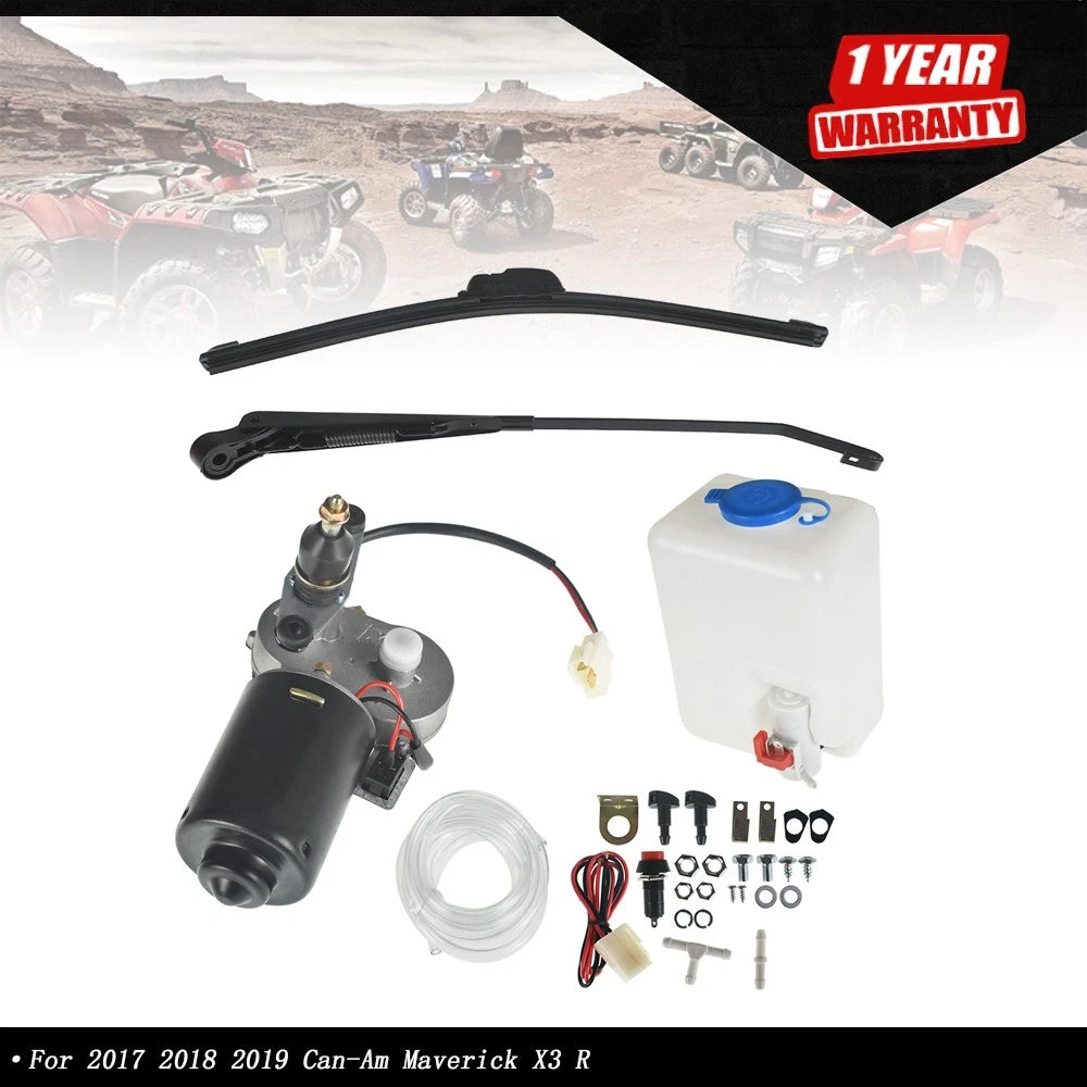 Electric Windshield Wiper Motor Kit for Can-Am Maverick X3 (2017–2019)
