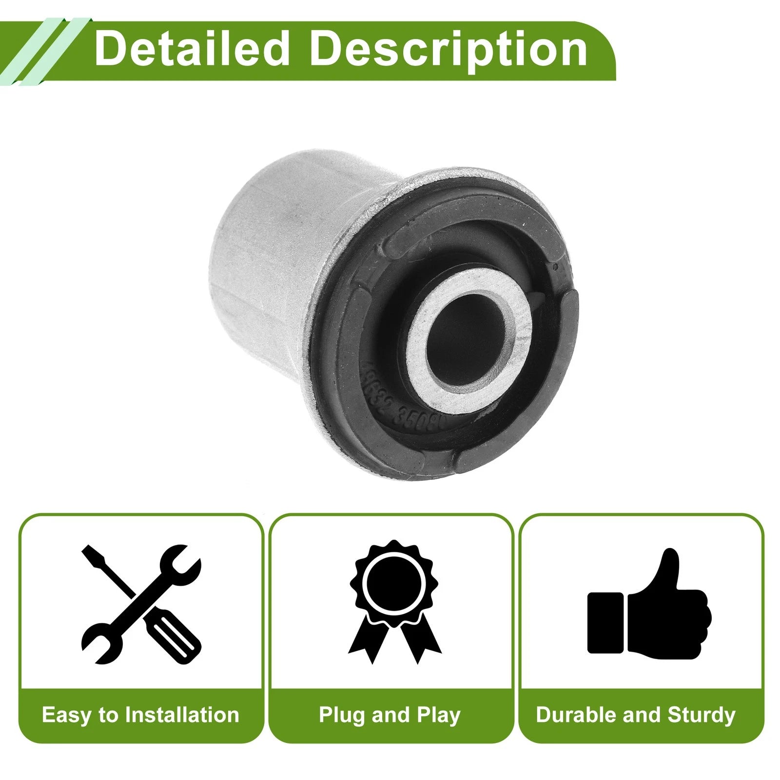 Front Lower Control Arm Bushing No. 48061-35020 for Toyota Land Cruiser (1996–2002)