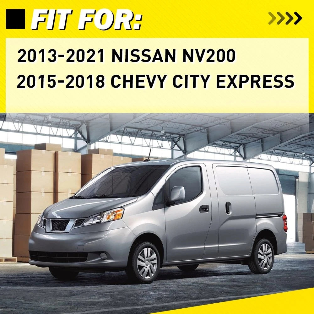 2X Rear Exterior Door Handle for Nissan NV200 (2013–2021) Chevy City Express (2015–2018)