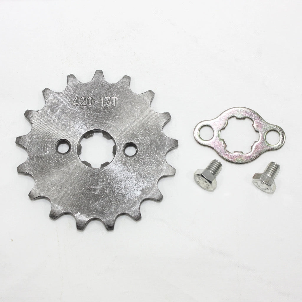 17T 17mm Front Sprocket for PIT TRAIL QUAD DIRT BIKE ATV