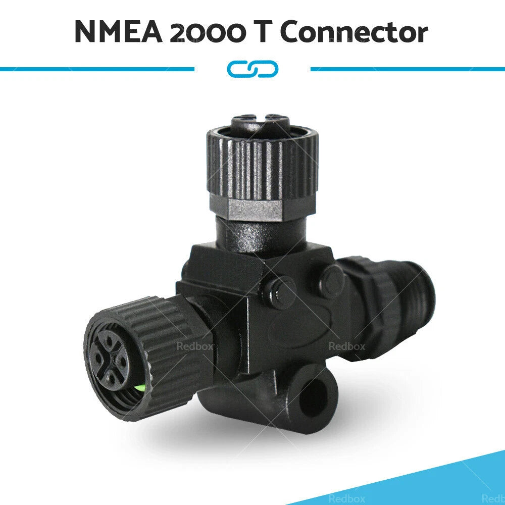 NMEA2000 5 Pin T Connector for Garmin Lowrance Simrad B&G Navico