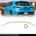 ABS Rear Trunk Wing Spoiler Lip for Toyota Corolla (2014–2019)