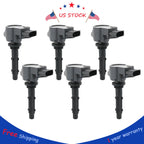 Set of 6 Ignition Coils for BMW 325i 328i 335 525 528 530 535 X3 X5 X6 (2006–2013)