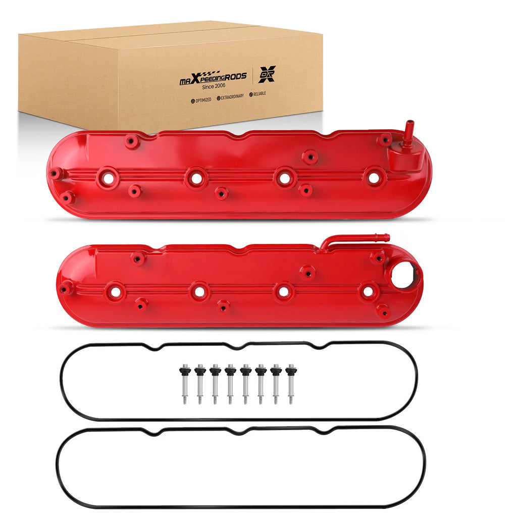 Set of 2 Valve Covers with Gasket for Chevy Suburban 1500 2500 (2009–2019)