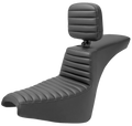 SADDLEMEN Tour Step-Up Seat for Harley FXBB/FXST (2018–2024) - Tuck-n-Roll