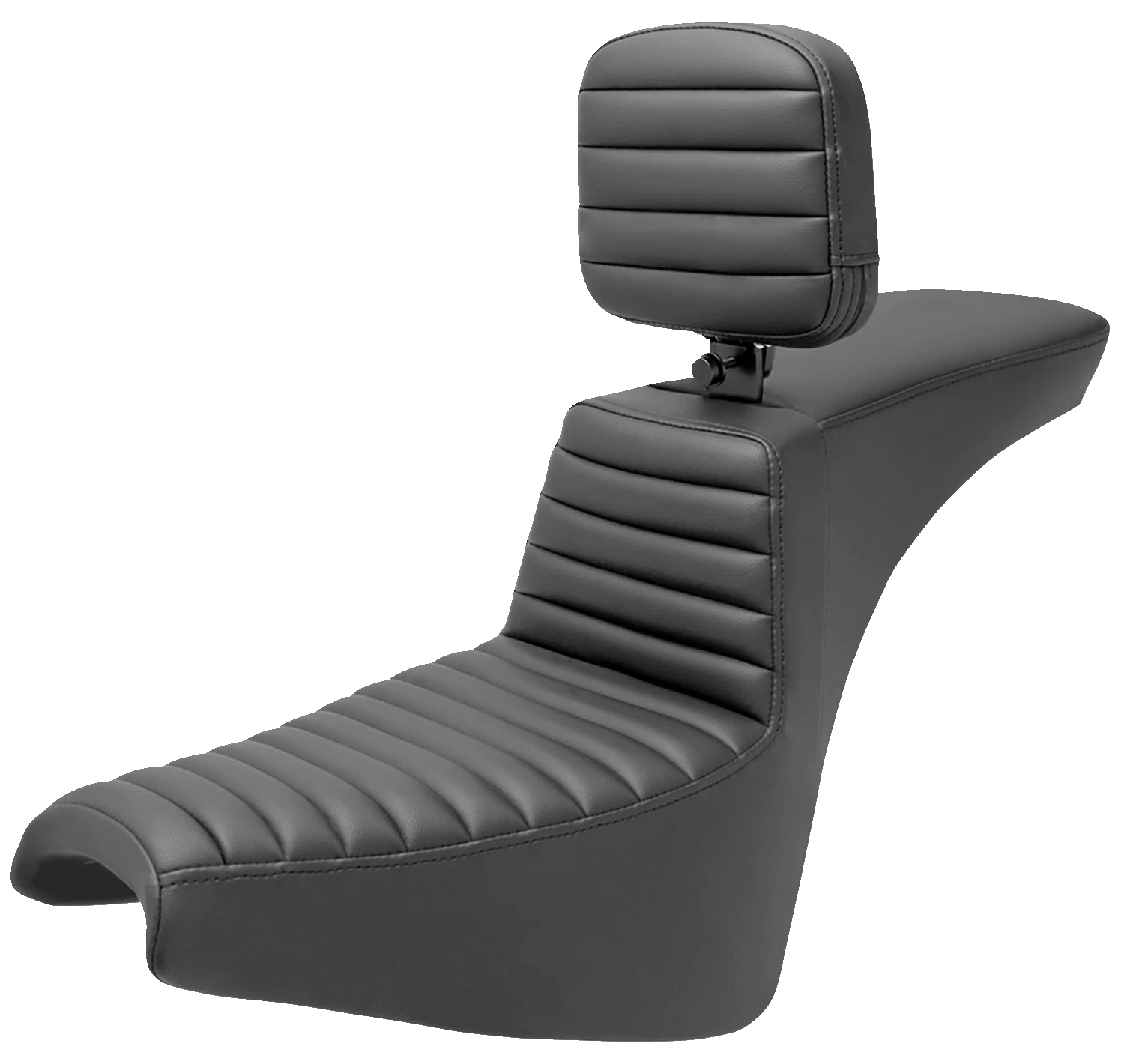 SADDLEMEN Tour Step-Up Seat for Harley FXBB/FXST (2018–2024) - Tuck-n-Roll