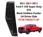 Driver Side Fender Vent Emblem for Ford F350 Super Duty (2023–2026) PC3BP000A73BF