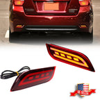 2X Red LED Rear Bumper Fog Lights for Subaru Ascent (2019–2023)