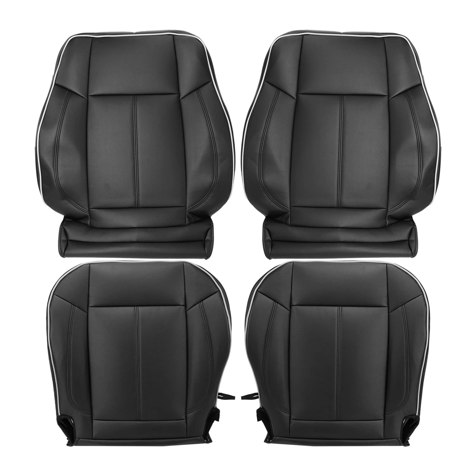 Set of 2 Durable Leather Seat Covers for Hummer H3 (2006–2010)