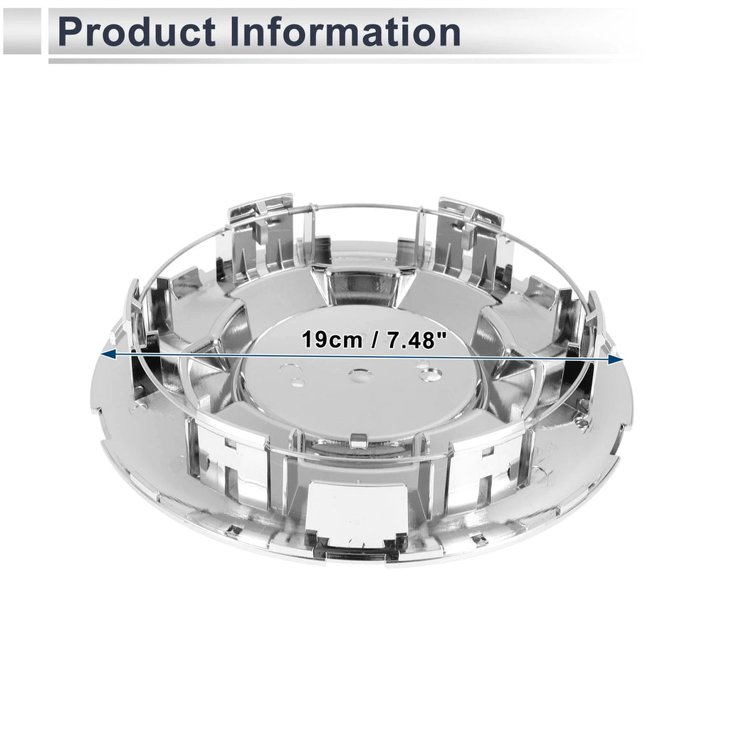 Silver Tone Wheel Hub Center Cap for Chevy Avalanche 1500 (2009–2013)