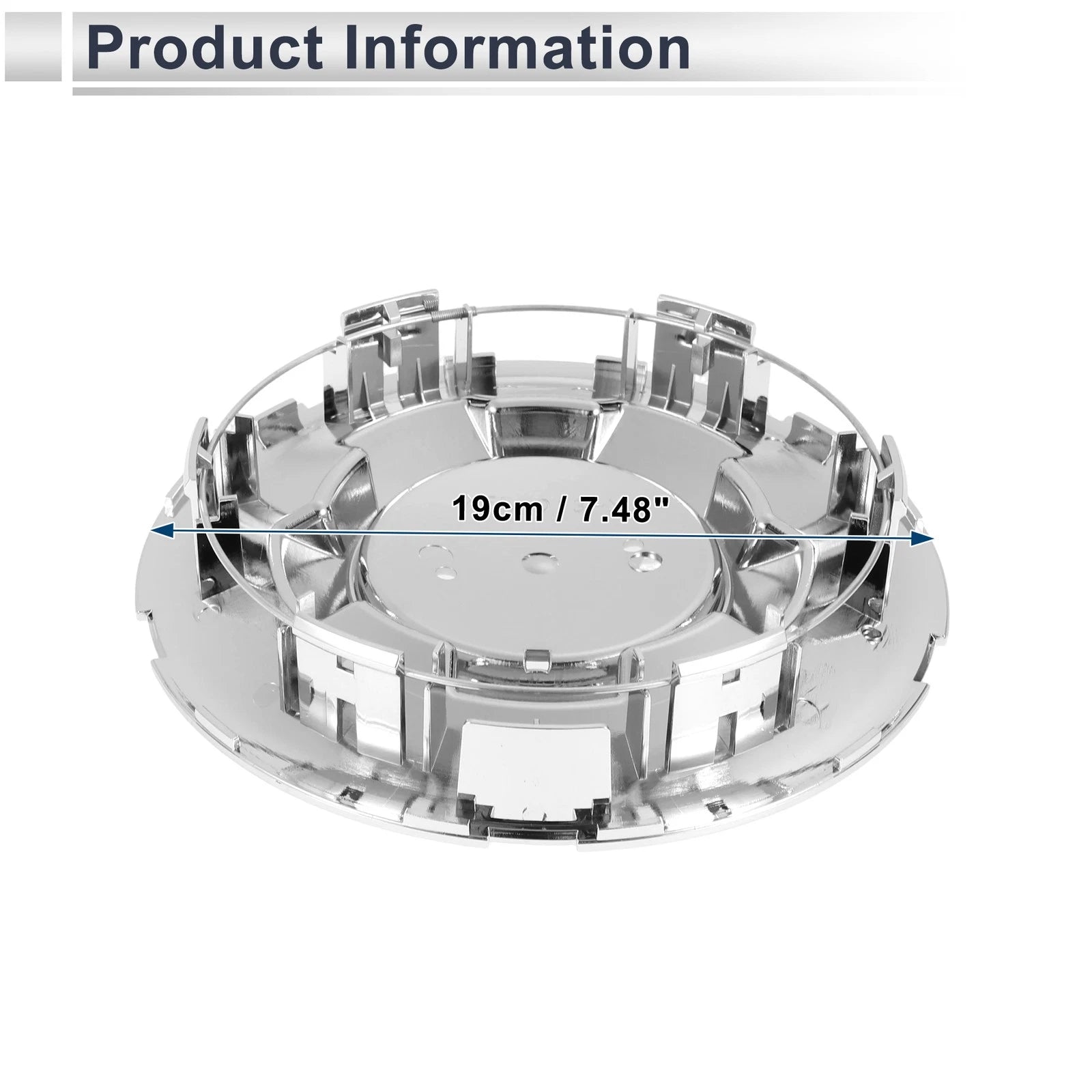 Silver Tone Wheel Hub Center Cap for Chevy Avalanche 1500 (2009–2013)