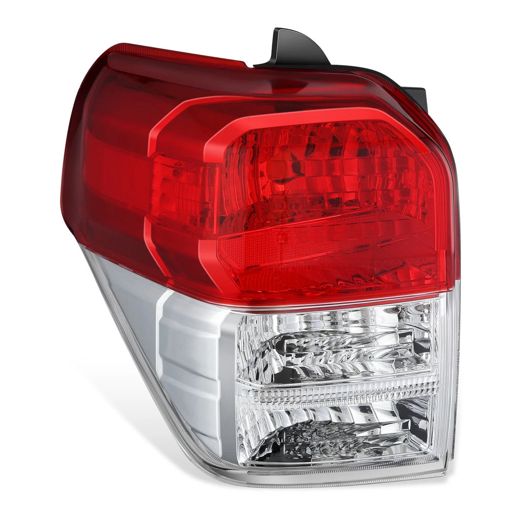 Chrome Red Driver Left Tail Light Assembly for Toyota 4Runner (2010–2013)
